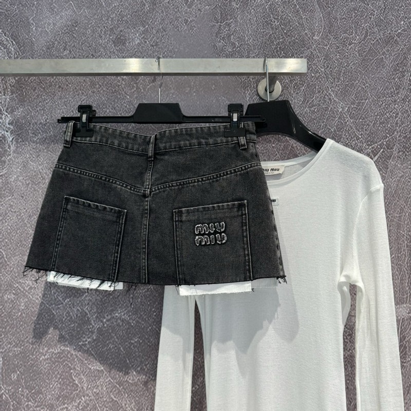 MiuMiu Denim Shorts