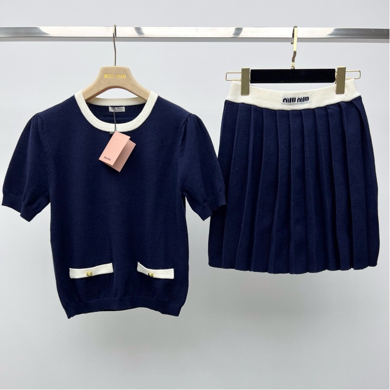 MiuMiu Tee & Skirts Set