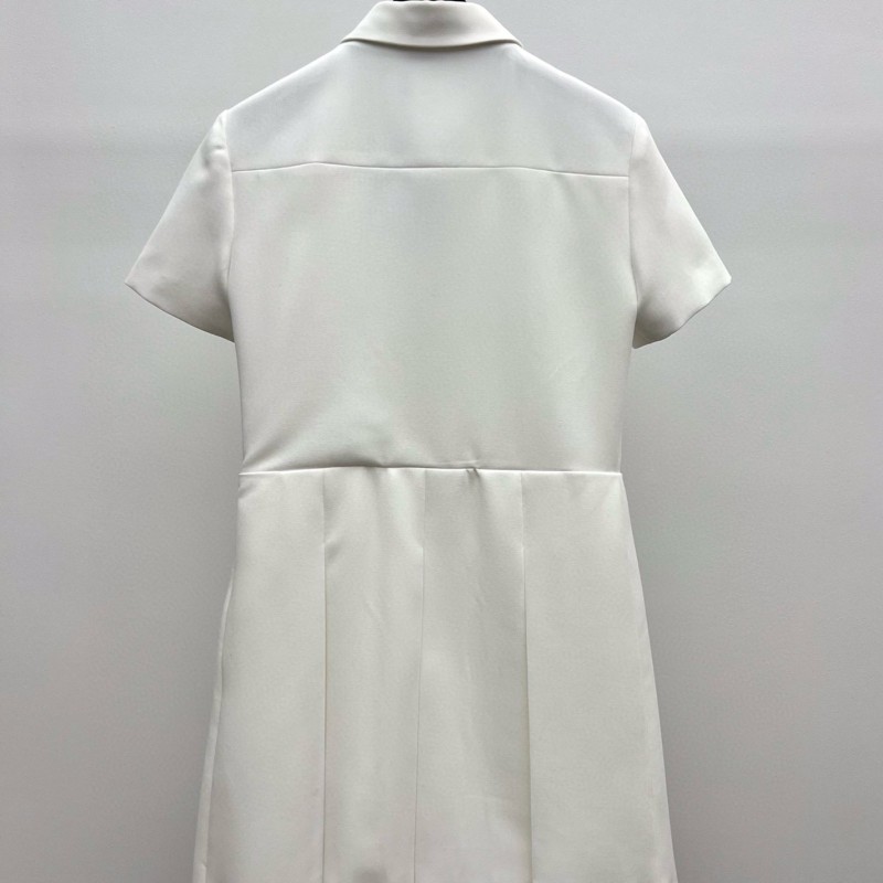 Dior Polo Zipper Shirt Dress