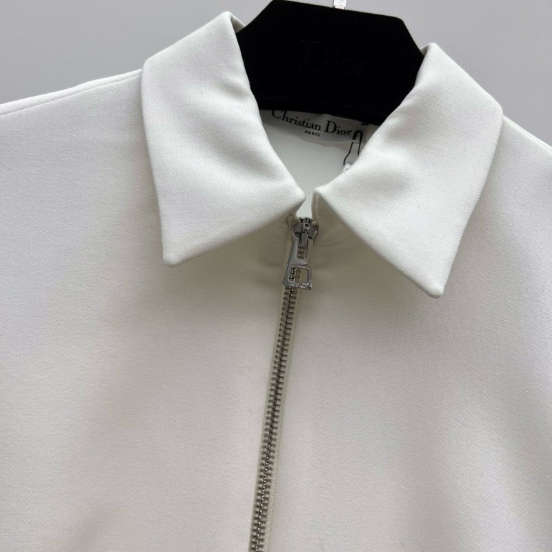 Dior Polo Zipper Shirt Dress