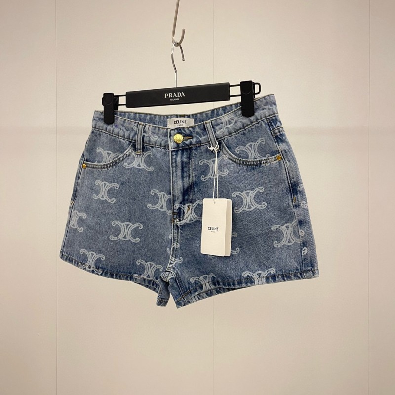 Celine Denim Shorts