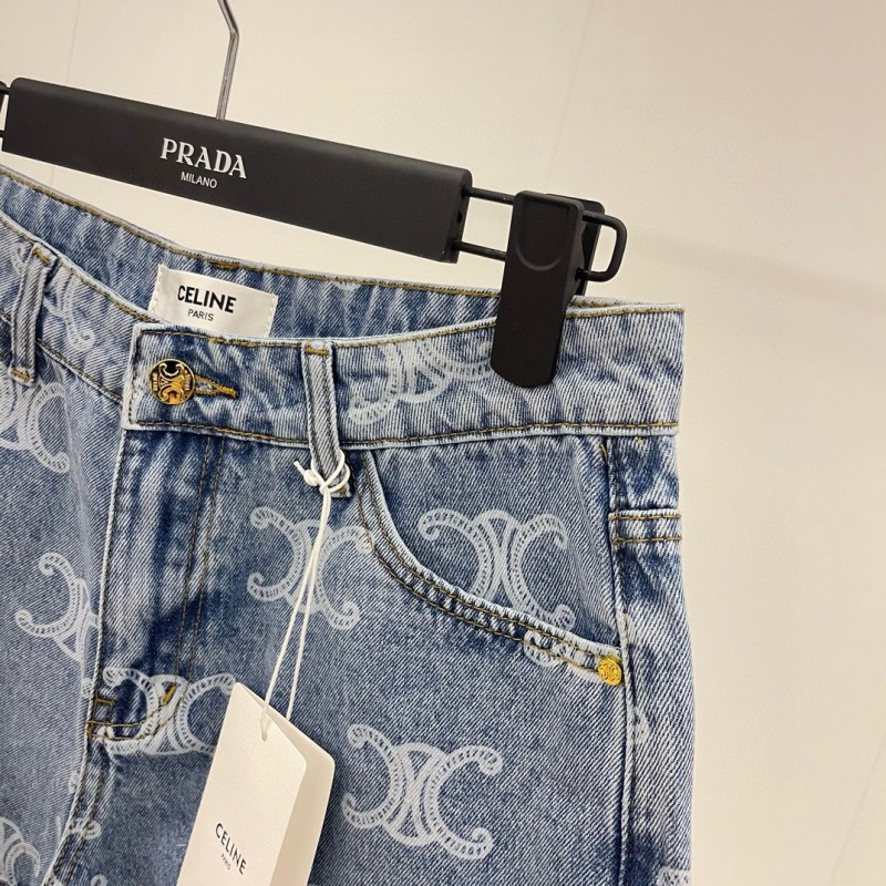 Celine Denim Shorts