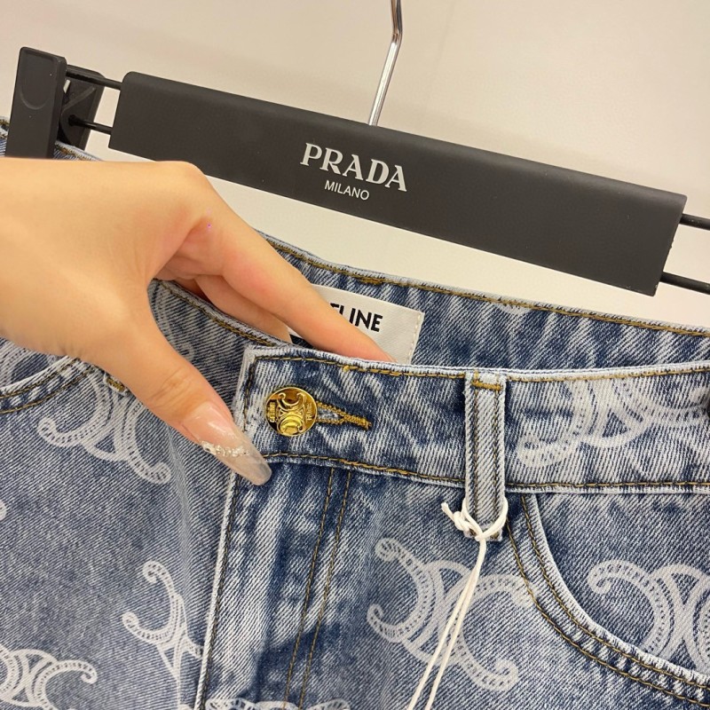 Celine Denim Shorts