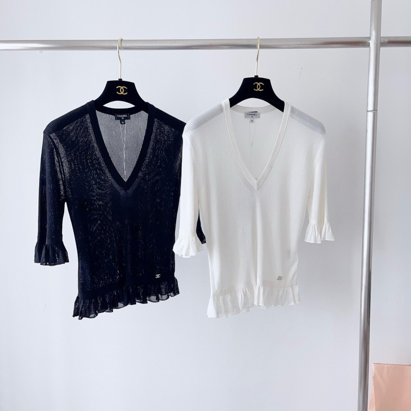 Chanel V Collar Shirt