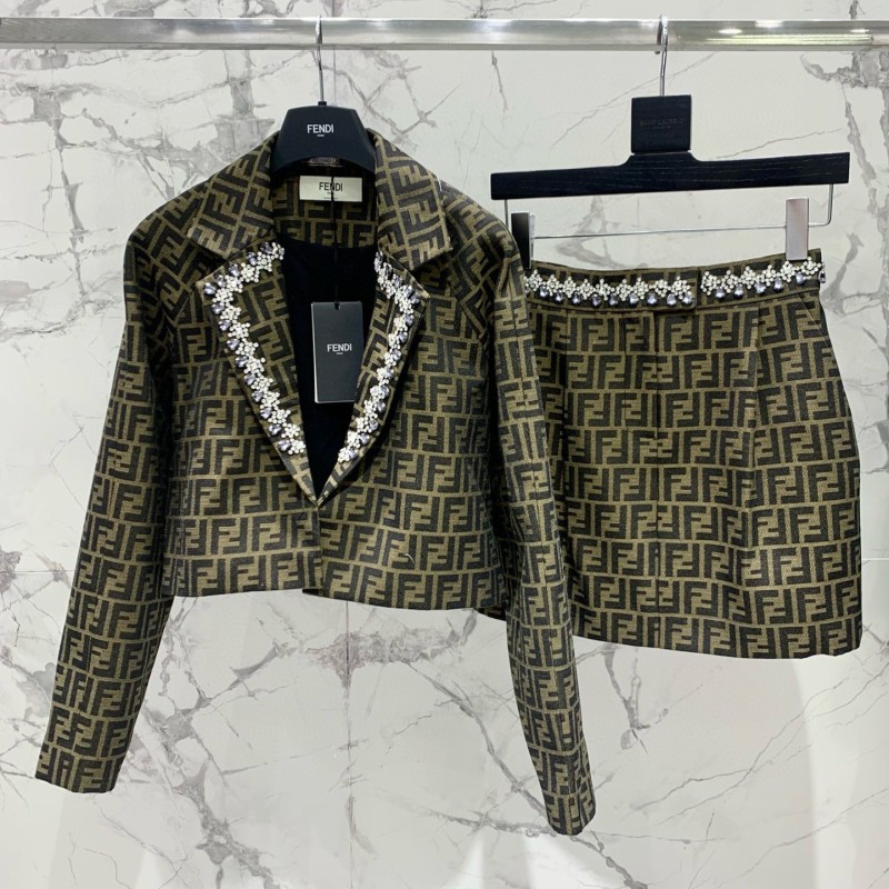 Fendi Jacket & Skirts Set