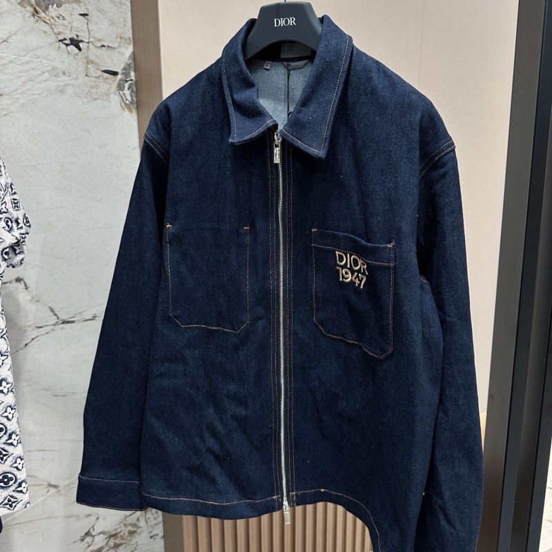 Dior Denim Zipper Jacket