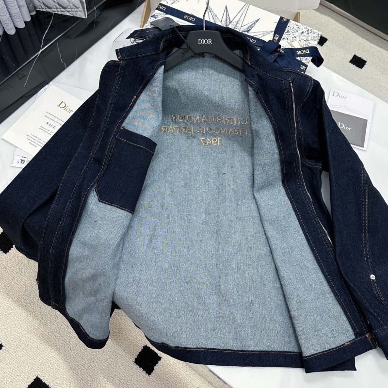 Dior Denim Zipper Jacket