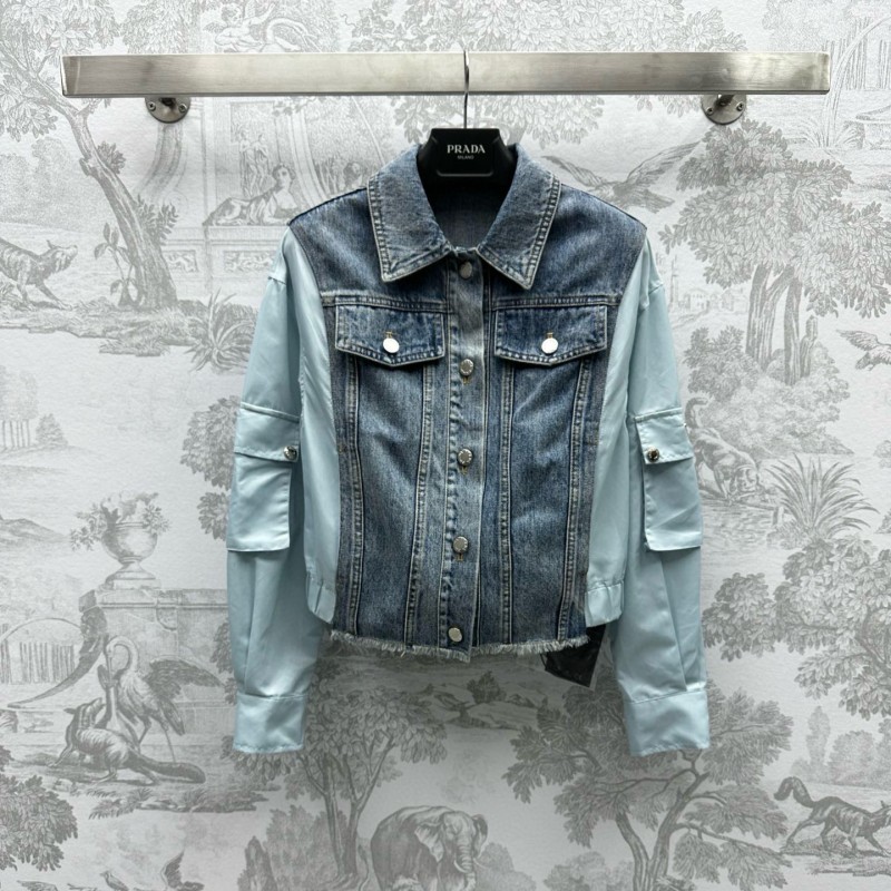 Prada Denim Jacket & Skirts