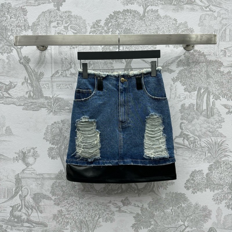 Fendi Denim Jacket & Skirts Set