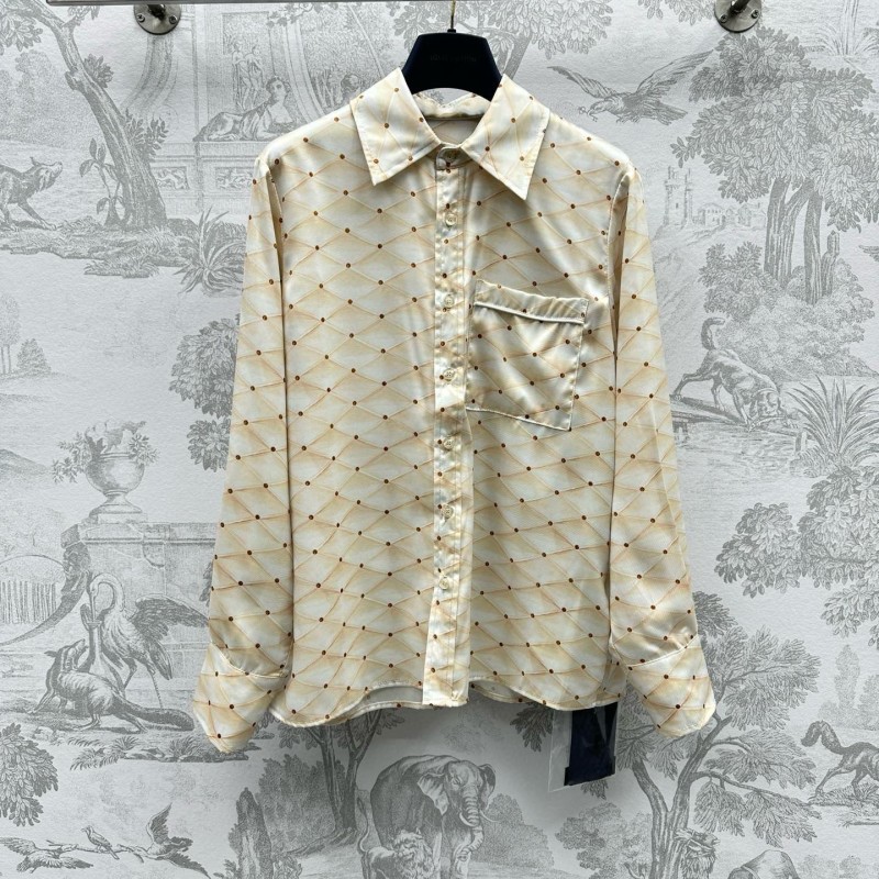 LV Long Sleeves Shirt & Shorts Set