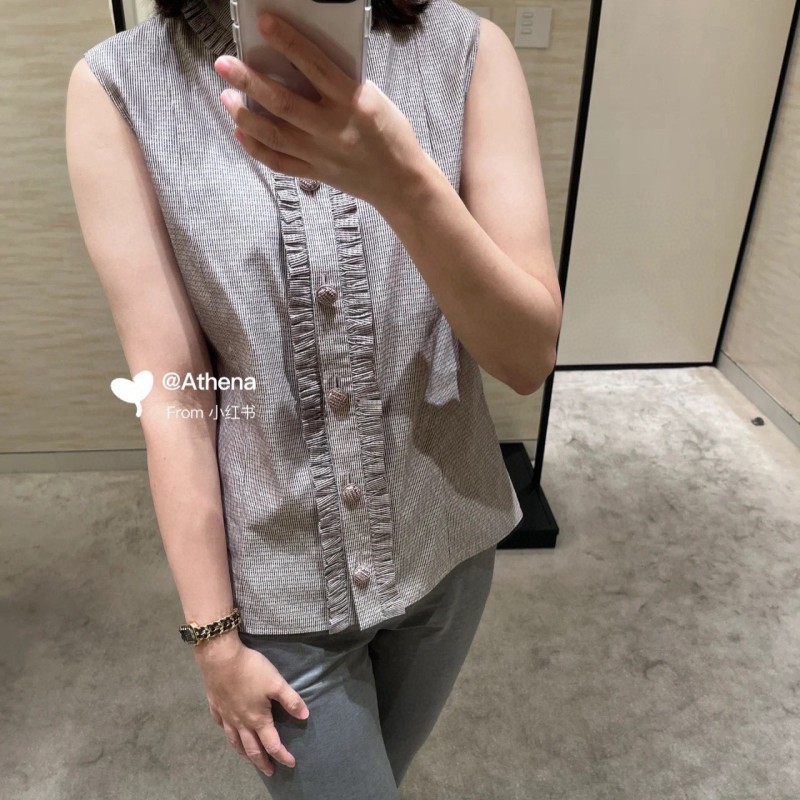 Chanel Sleeveless Shirt