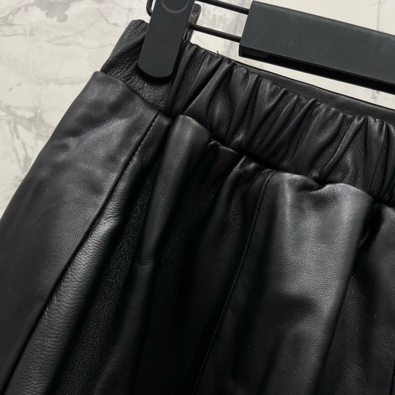 Prada Leather Skirts