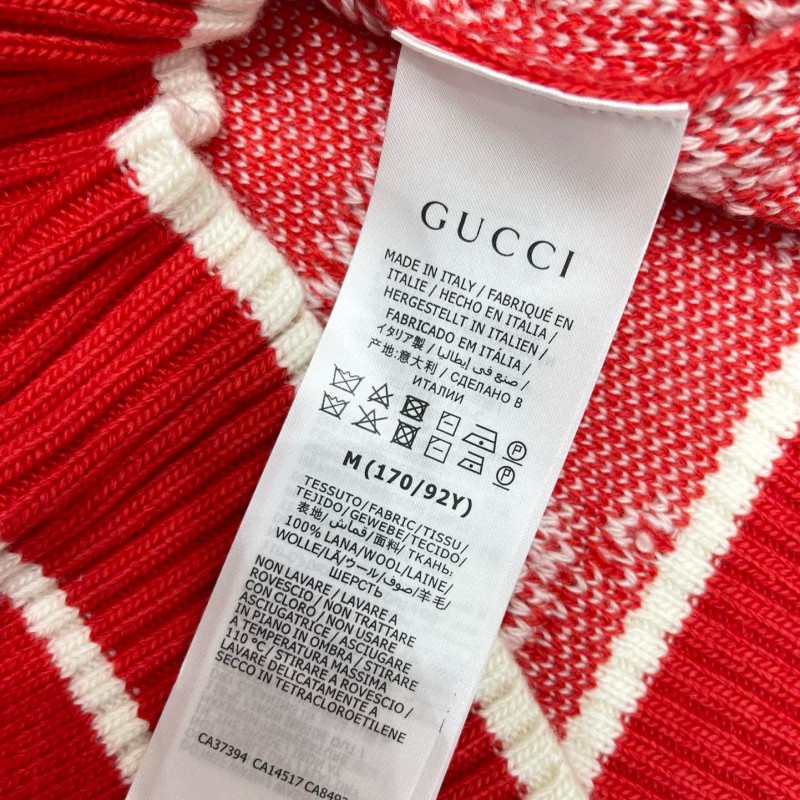 Gucci Knit V Collar Cardigan