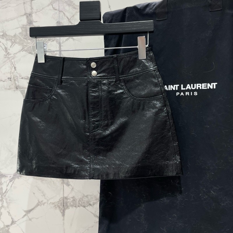 YSL Lambskin Skirts