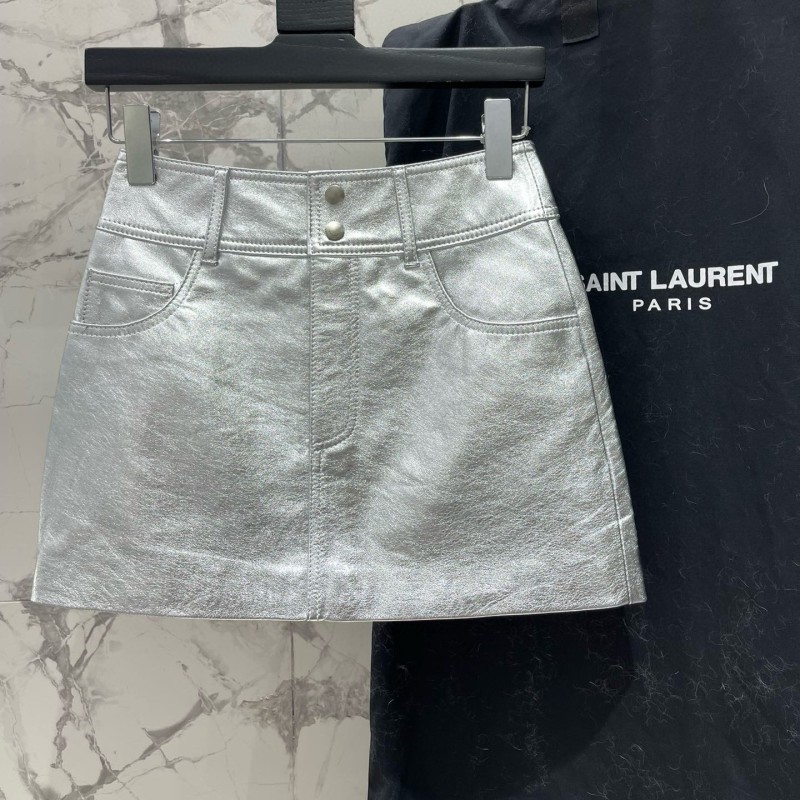 YSL Lambskin Skirts