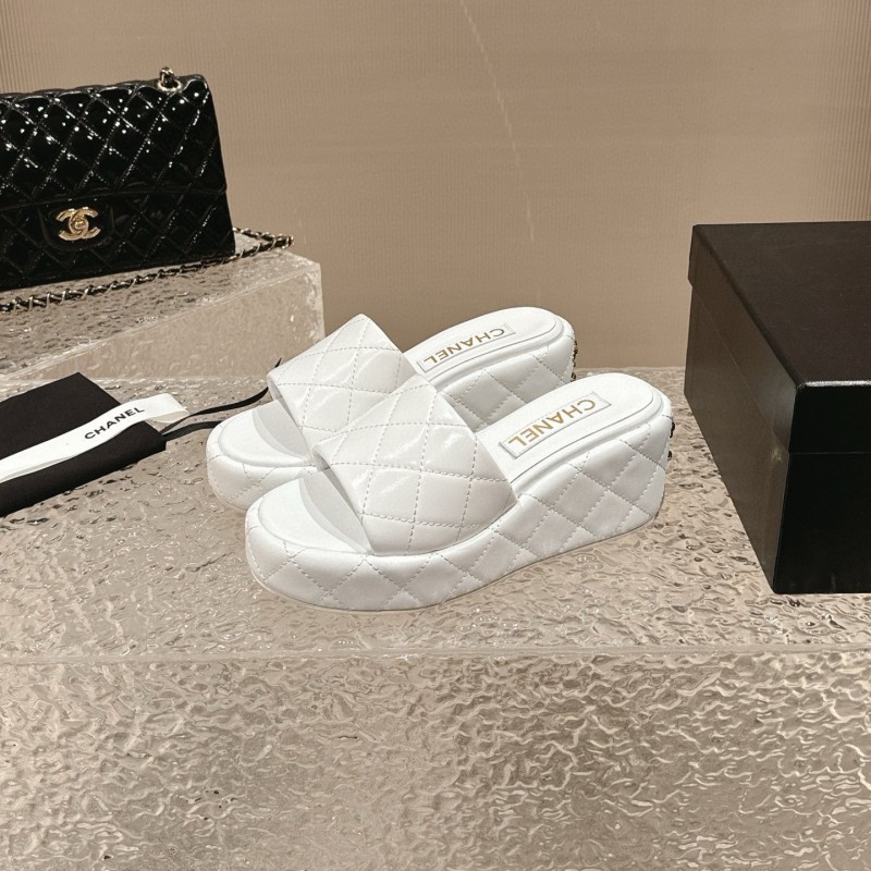 Chanel Wedges Slippers