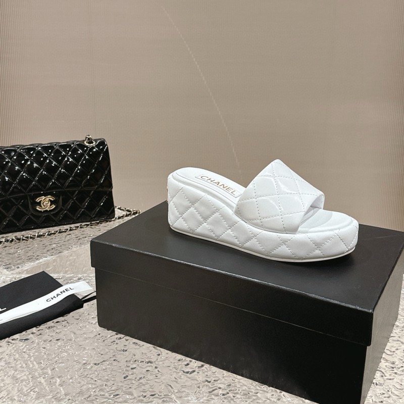 Chanel Wedges Slippers