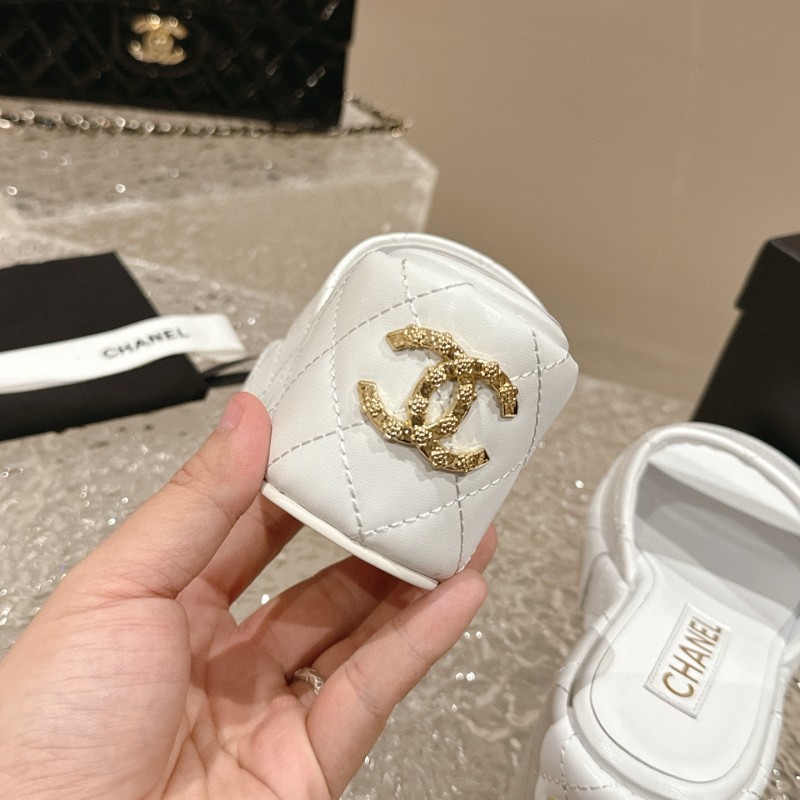 Chanel Wedges Slippers