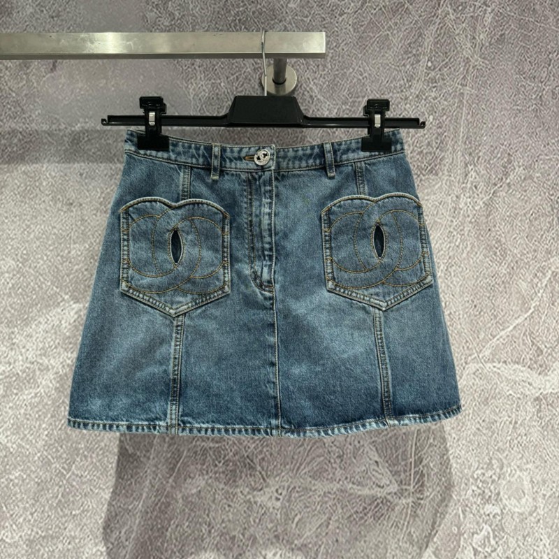 Chanel Denim Skirts