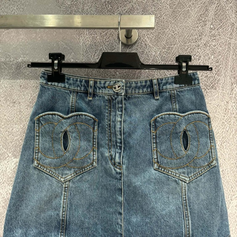 Chanel Denim Skirts