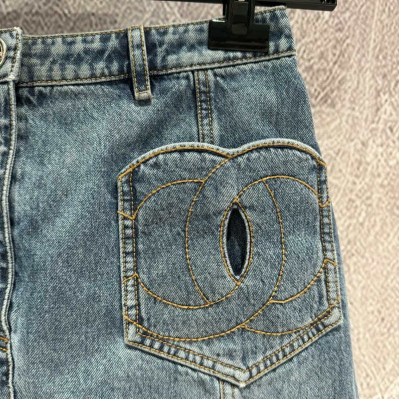 Chanel Denim Skirts