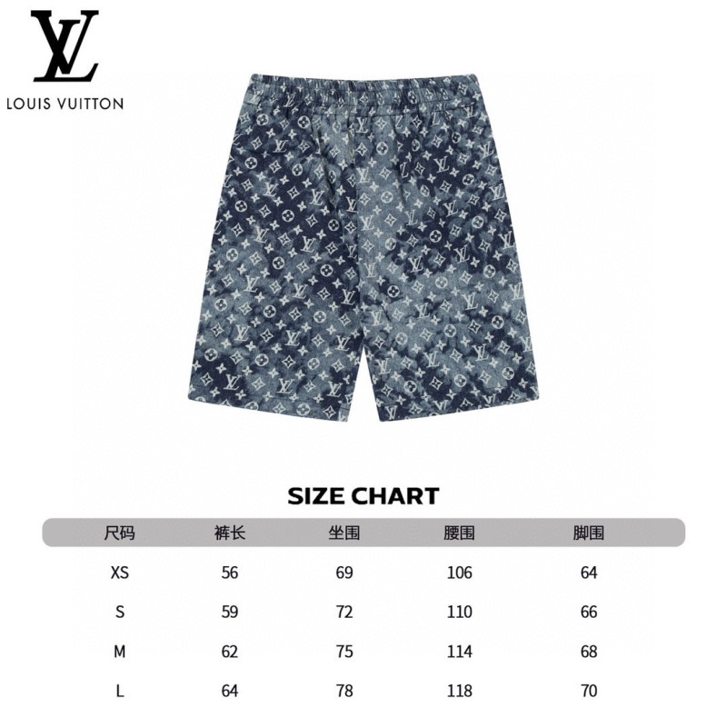 LV Unisex Denim Shorts