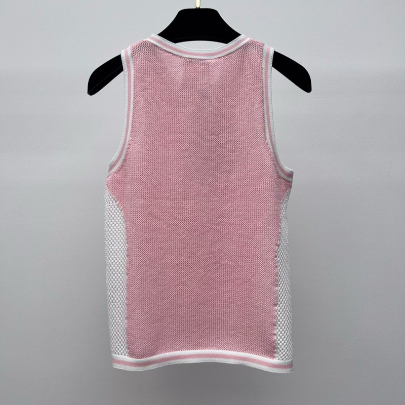 Chanel Hollow Knit Singlet