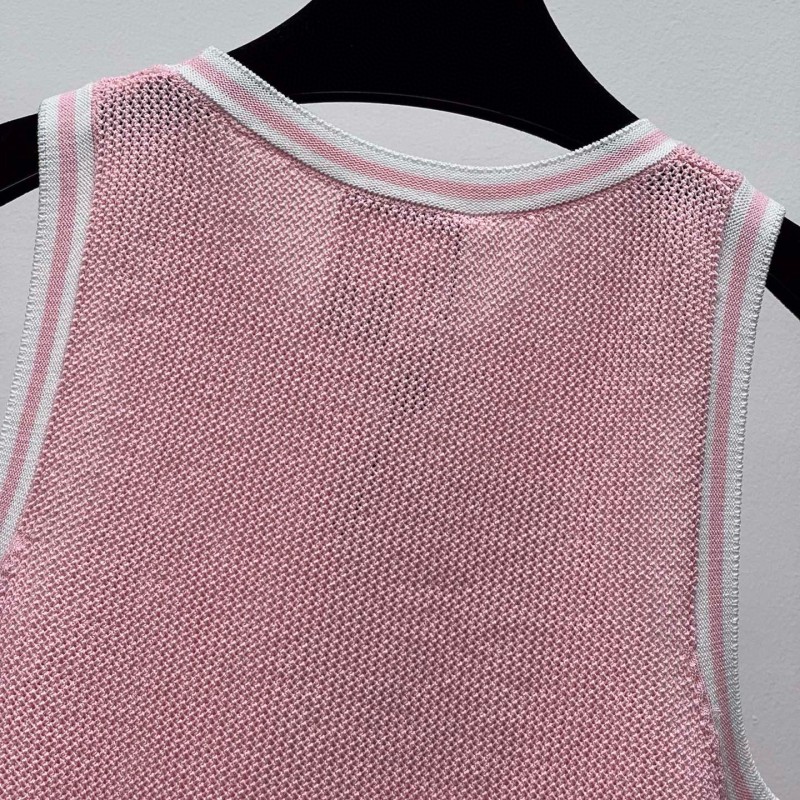 Chanel Hollow Knit Singlet