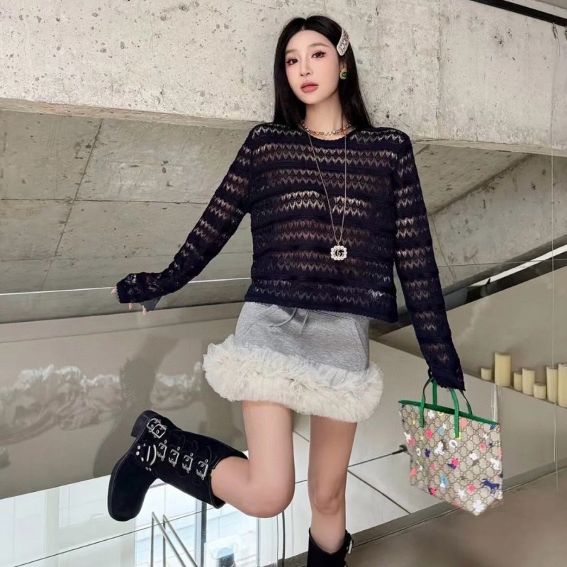 Gucci Lace Long Sleeves Shirt