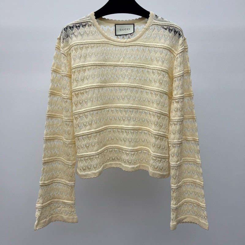 Gucci Lace Long Sleeves Shirt