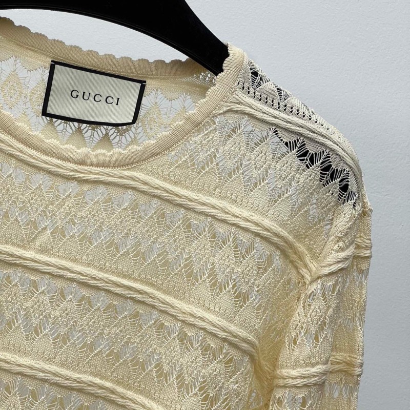 Gucci Lace Long Sleeves Shirt