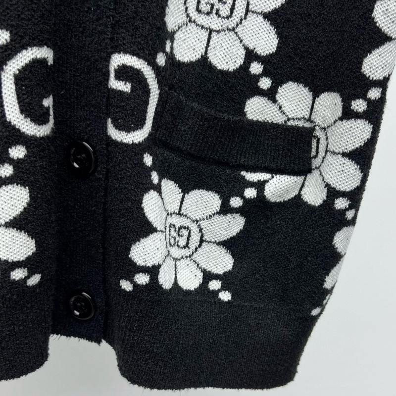 Gucci Knit Polo Cardigan & Skirt Set