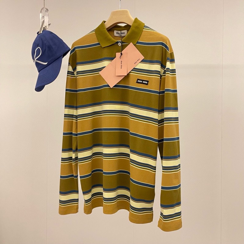 MiuMiu Long Sleeves Polo Tee