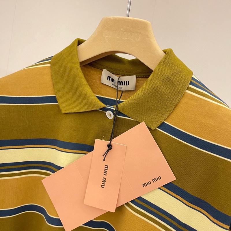 MiuMiu Long Sleeves Polo Tee