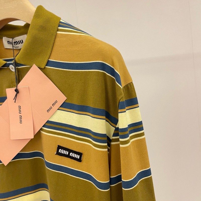 MiuMiu Long Sleeves Polo Tee