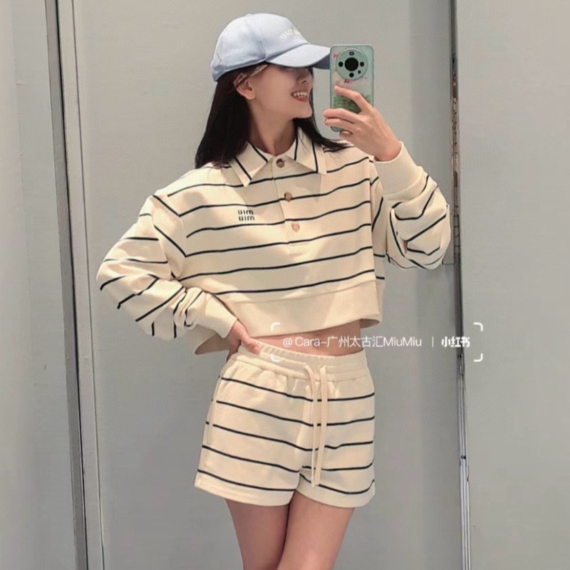 MiuMiu Sweater & Shorts Set