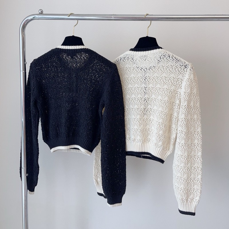 Chanel Knit Long Sleeves Shirt