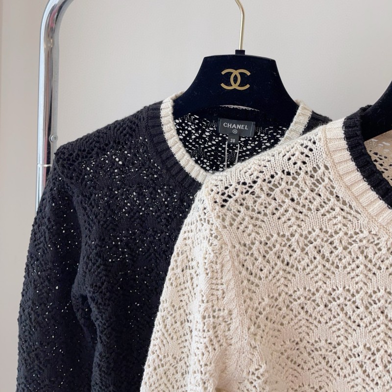 Chanel Knit Long Sleeves Shirt