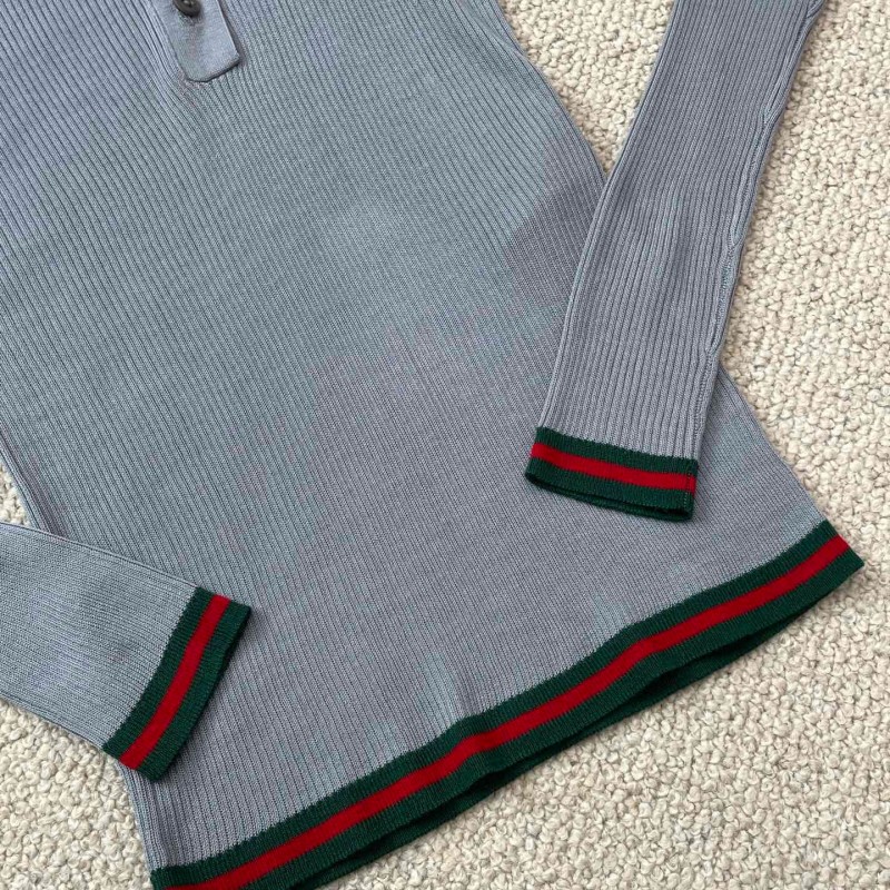 Gucci Long Sleeves Polo Tee