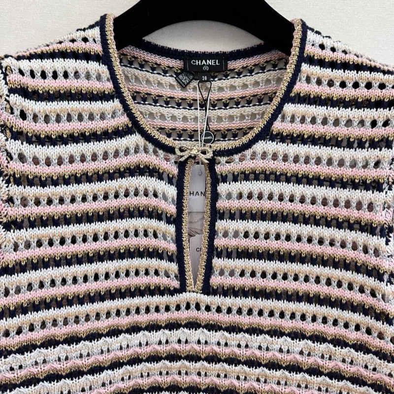 Chanel Knit Shirt Dress