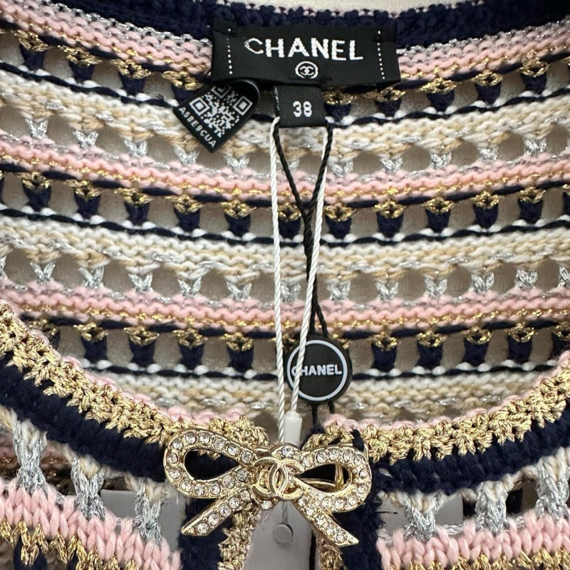 Chanel Knit Shirt Dress