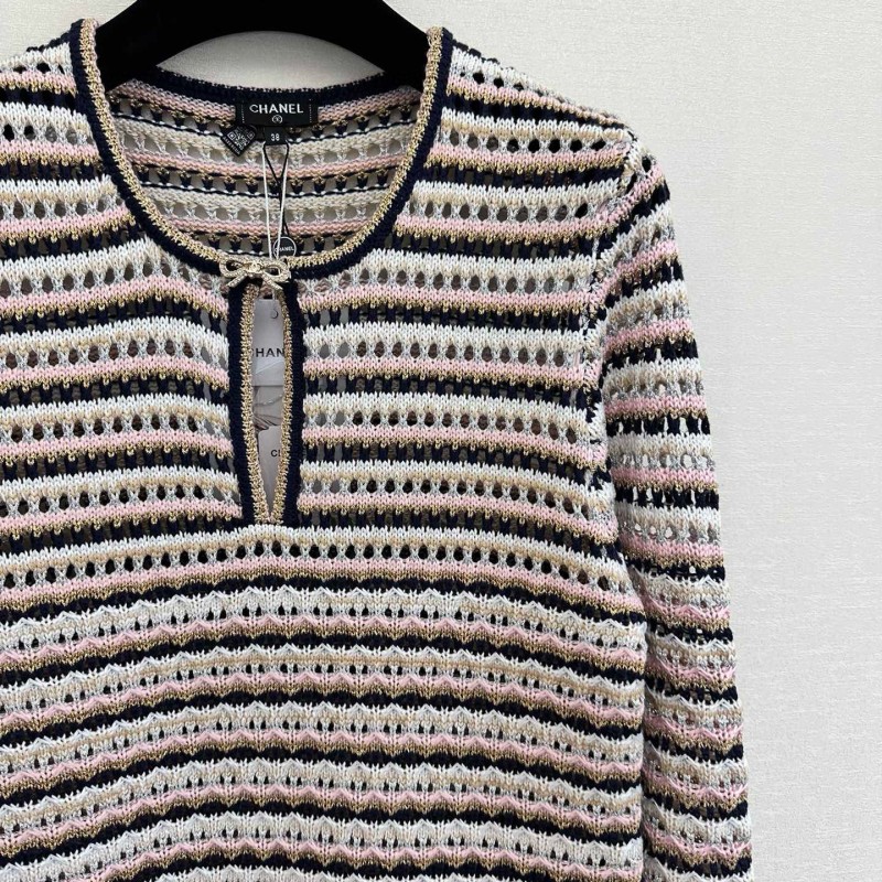 Chanel Knit Shirt Dress