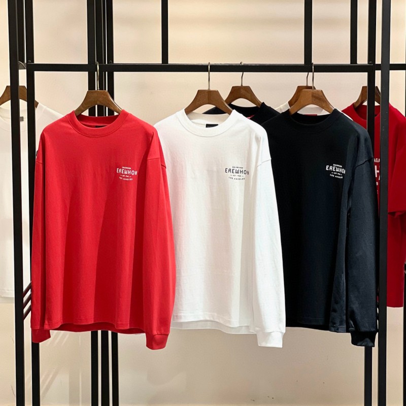 Balenciaga Unisex Long Sleeves Tee