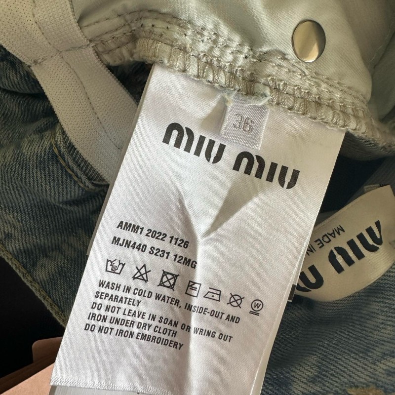 MiuMiu Denim Shorts