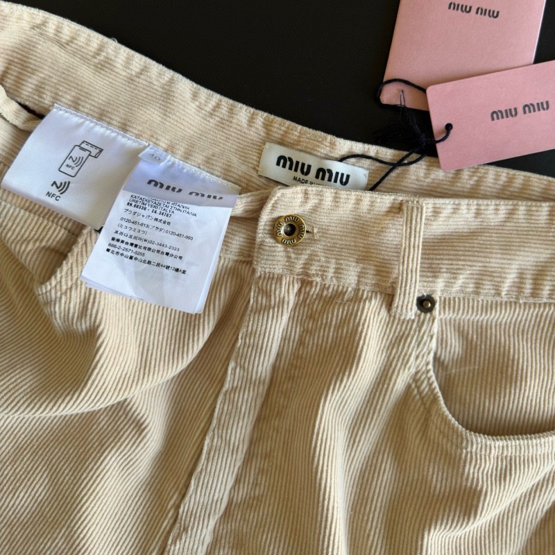 MiuMiu Corduroy Jakcet & Shorts