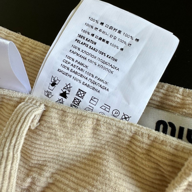 MiuMiu Corduroy Jakcet & Shorts