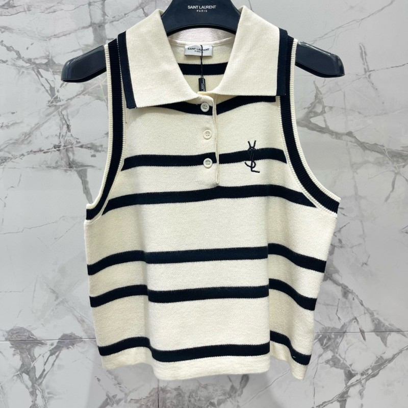 YSL Knit Sleeveless Shirt