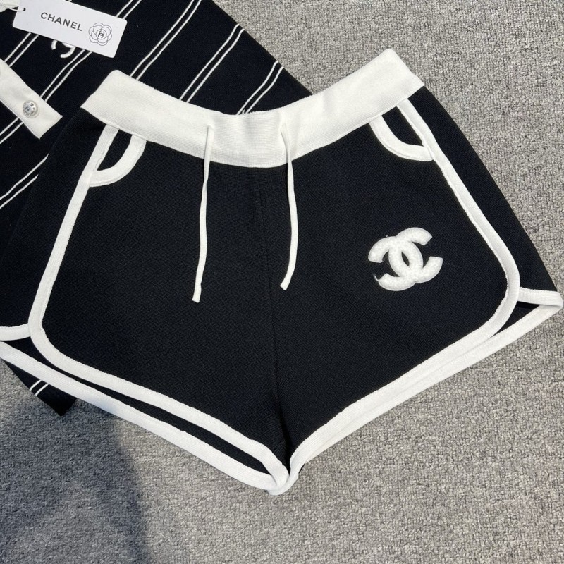 Chanel Sleeveless Shirt & Shorts