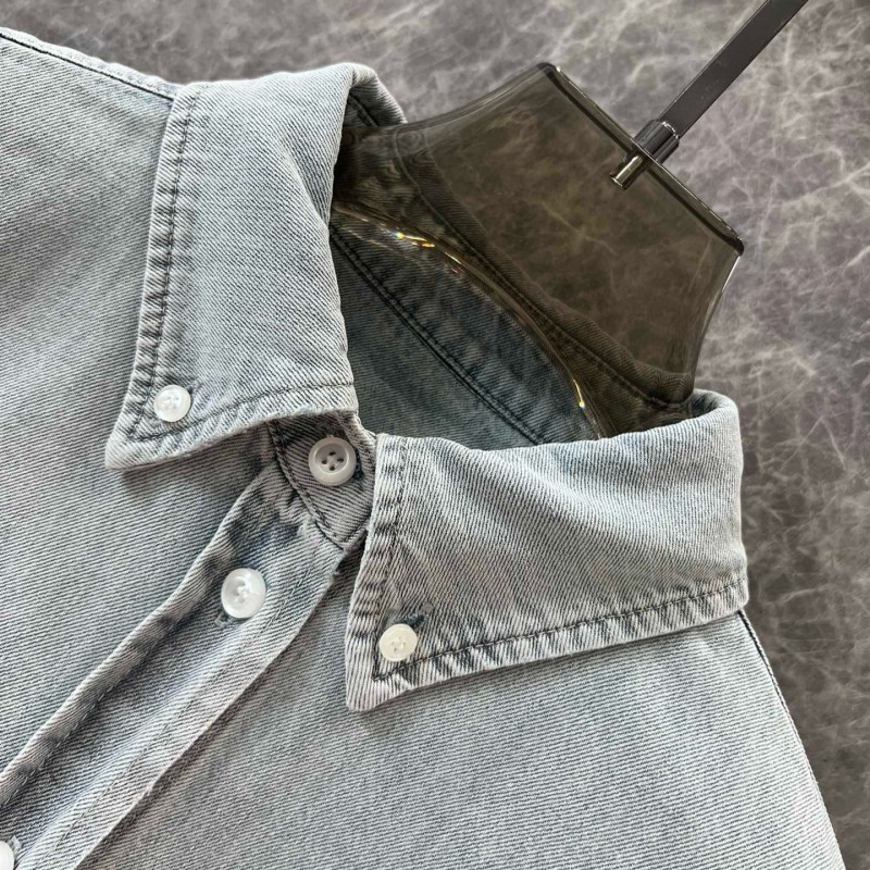 Prada Denim Long Sleeves Shirt