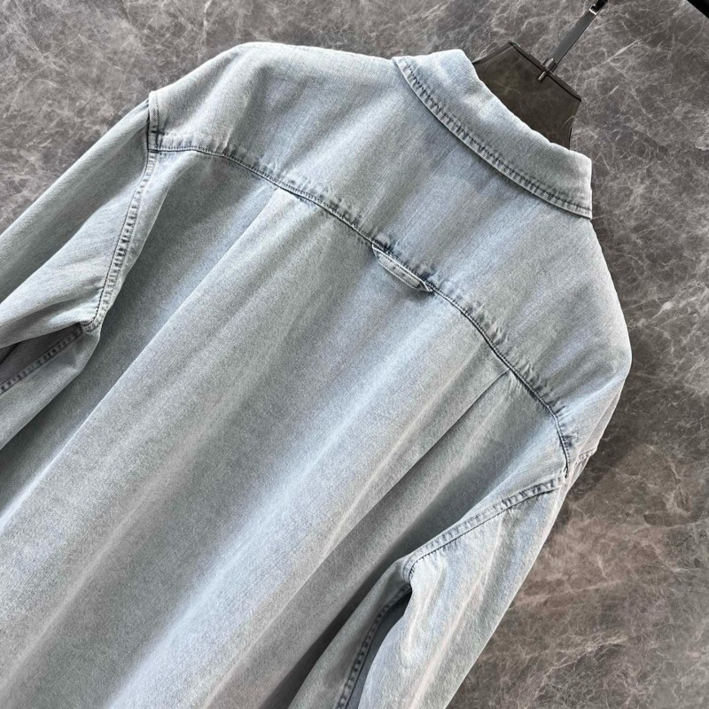 Prada Denim Long Sleeves Shirt